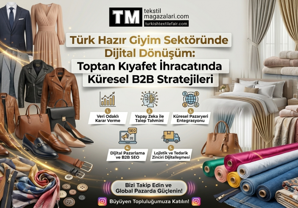 Tekstil ve Hazır Giyim İhracatında Küresel Dijital Devrim: Toptan Satışta Fark Yaratan Yeni Nesil B2B Sistemi